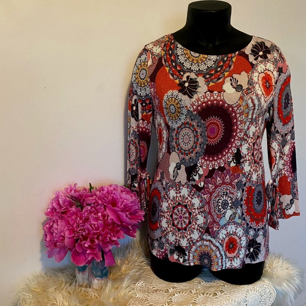 Boho Floral Blouse